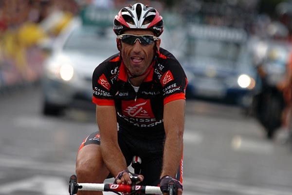 Jos&eacute; Vicente Garcia Acosta finished 14th after setting up his Caisse d'Epargne team-mate's win.