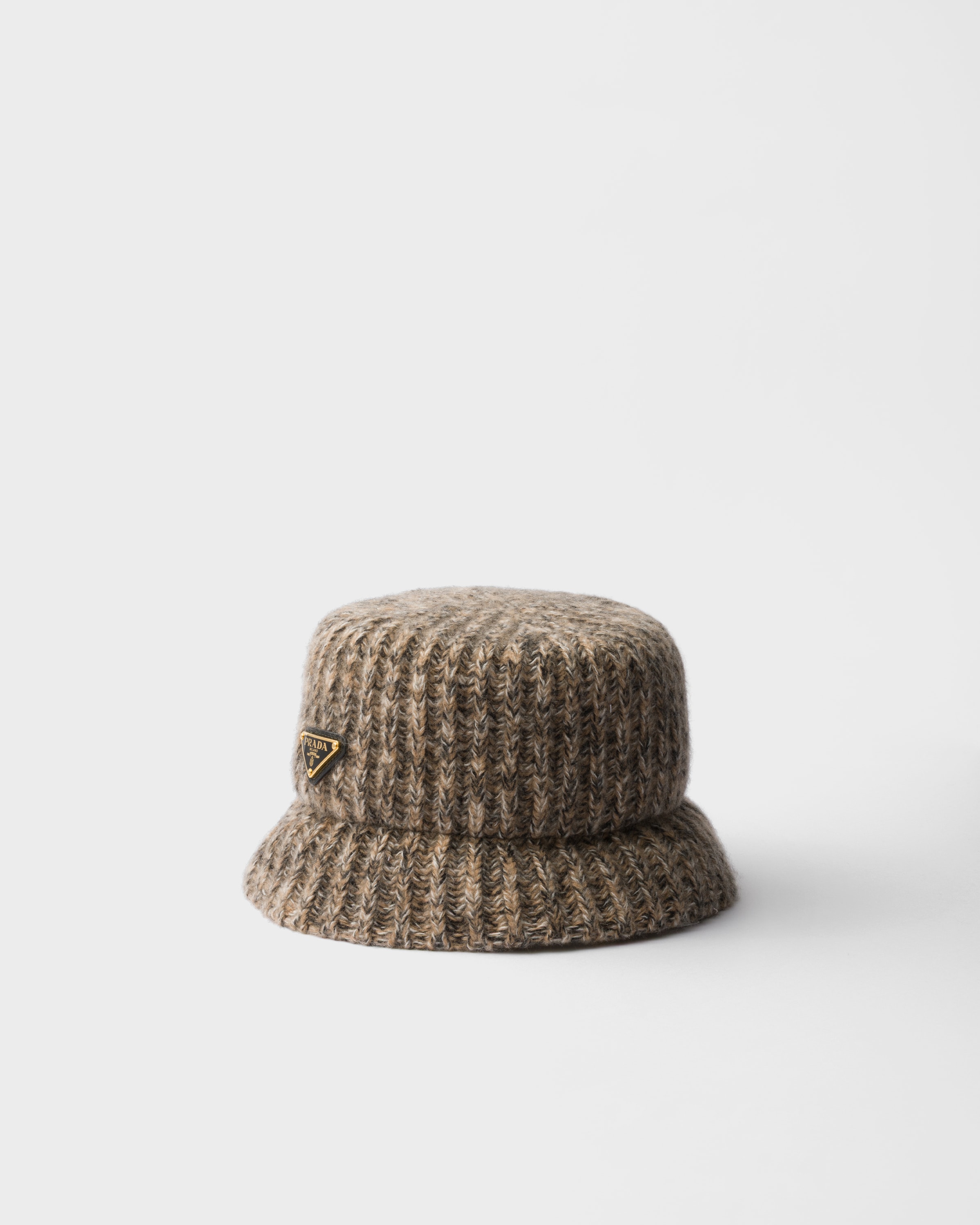 Mélange Knit Bucket Hat