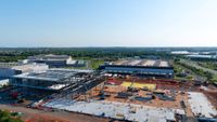 A data center under construction