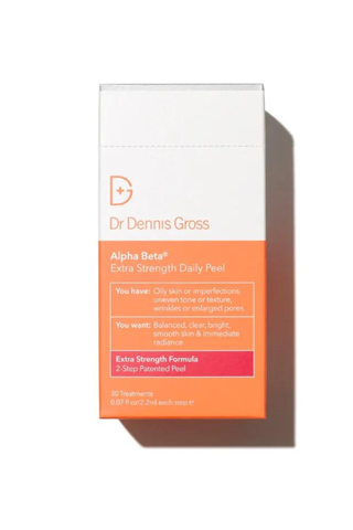 Dr. Dennis Gross Alpha Beta Extra Strength Daily Peel on white background