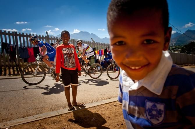 Songo.info Charity Mountain Bike race through Kayamandi township in Sauth Africa