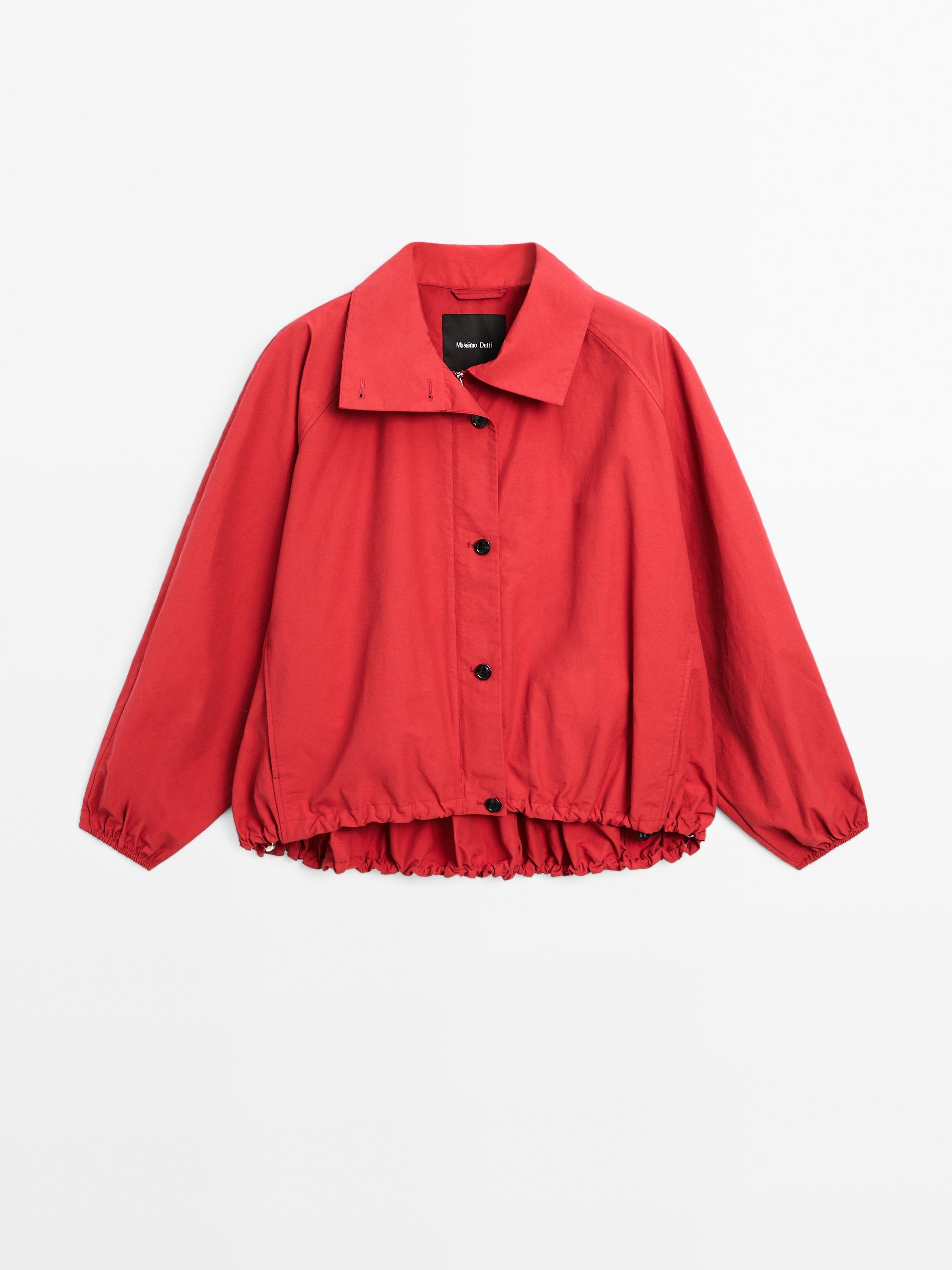 High Neck Bomber Puff Jacket