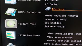 how to test ram