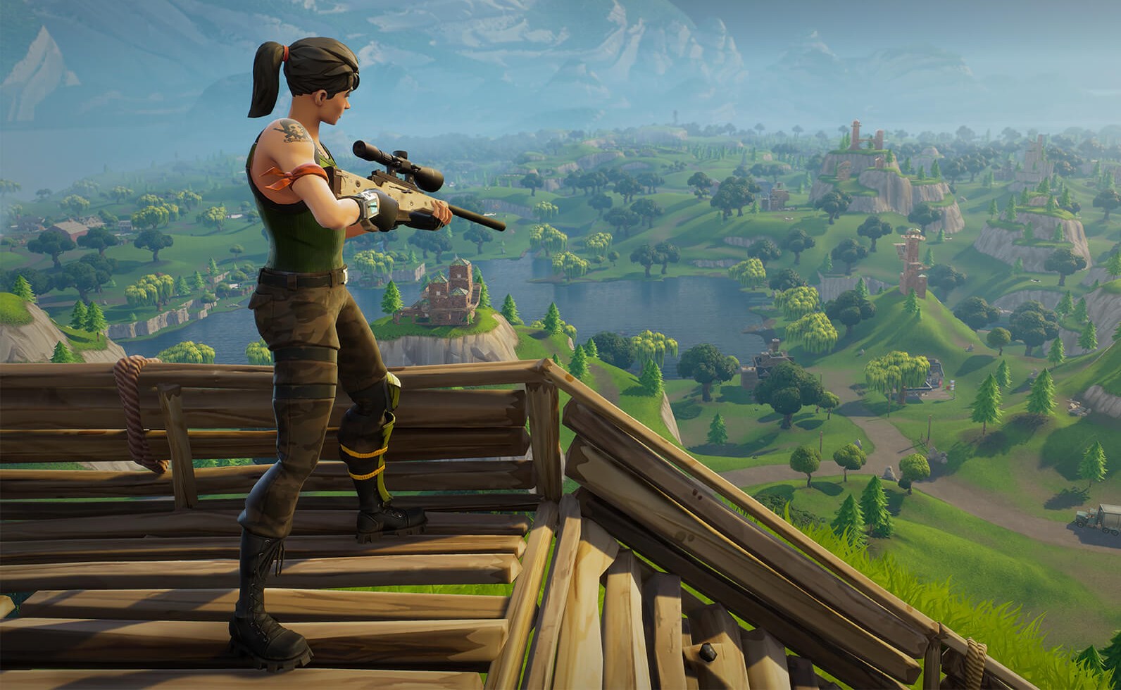 Fortnite Last One Standing Gamemode Fortnite Battle Royale Is A 100 Player Last Man Standing Mode Coming This Month Pc Gamer