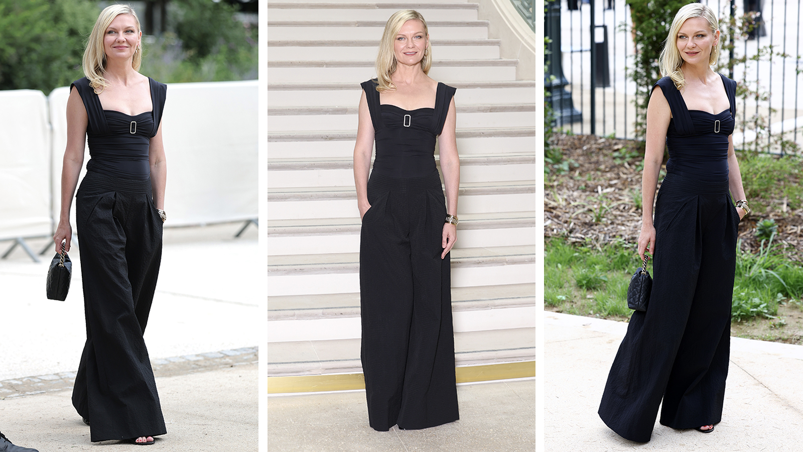 Kirsten Dunst arriving at Chanel Couture AW25/26