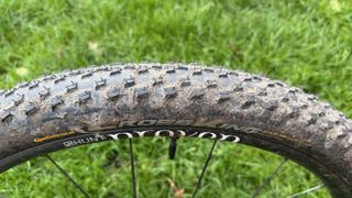 Continental Cross King tire shot