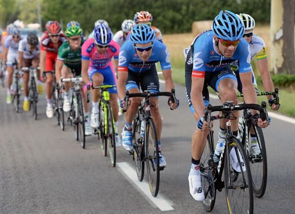 Garmin-Sharp's David Millar and David Zabriskie were part of the 25-man break which formed early in stage 10.