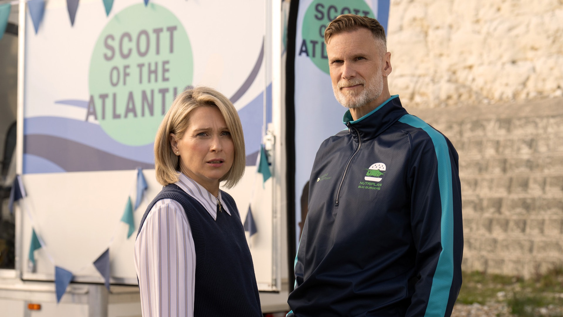 Siân Brooke and Darren Boyd in Trying