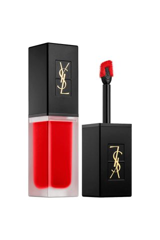 YSL lip stain in red