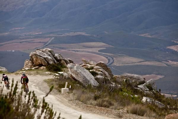 Racers needed to not let themselves get distracted by the scenery on the descents.