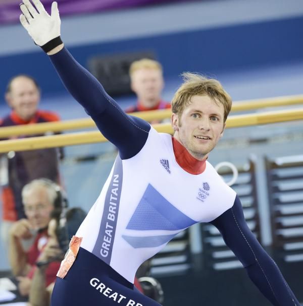 Jason Kenny (Great Britain) waves to the crowd