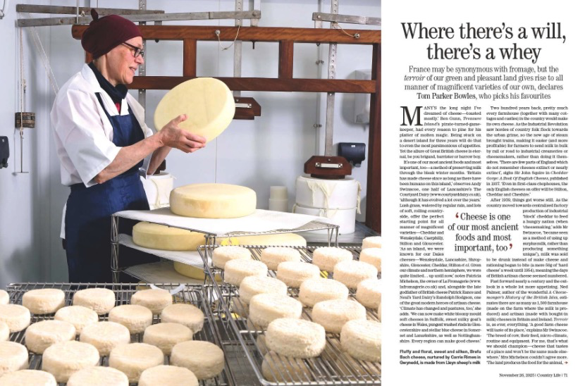 Spread from Country Life November 26, 2025