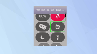 A screenshot showing how to use Apple Watch Walkie-Talkie mode