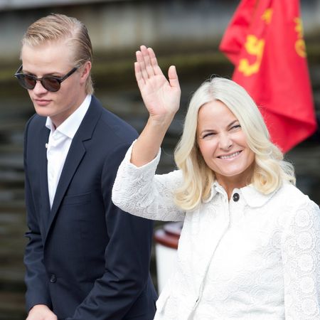 Crown Princess Mette-Marit and her son Marius Borg Hoiby