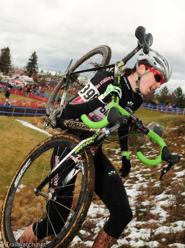Devon Haskell (Team Tibco) chasing Carey