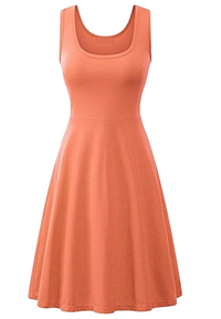 Coral A-line Dress: RRP$25.88/£26.68