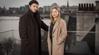 Tom Burke and Holliday Grainger in Strike - Troubled Blood