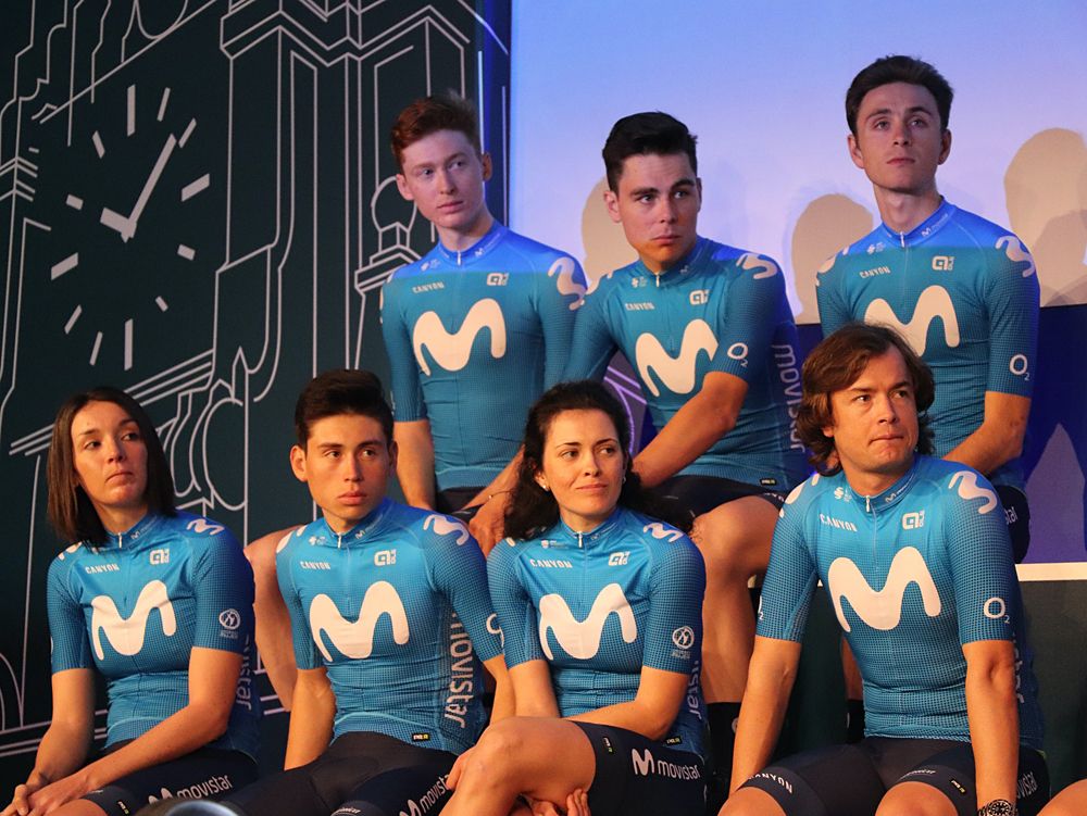 Movistar Team Women kit presented in Madrid