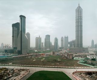 Pudong, Shanghai, by Thomas Struth, 1999.
