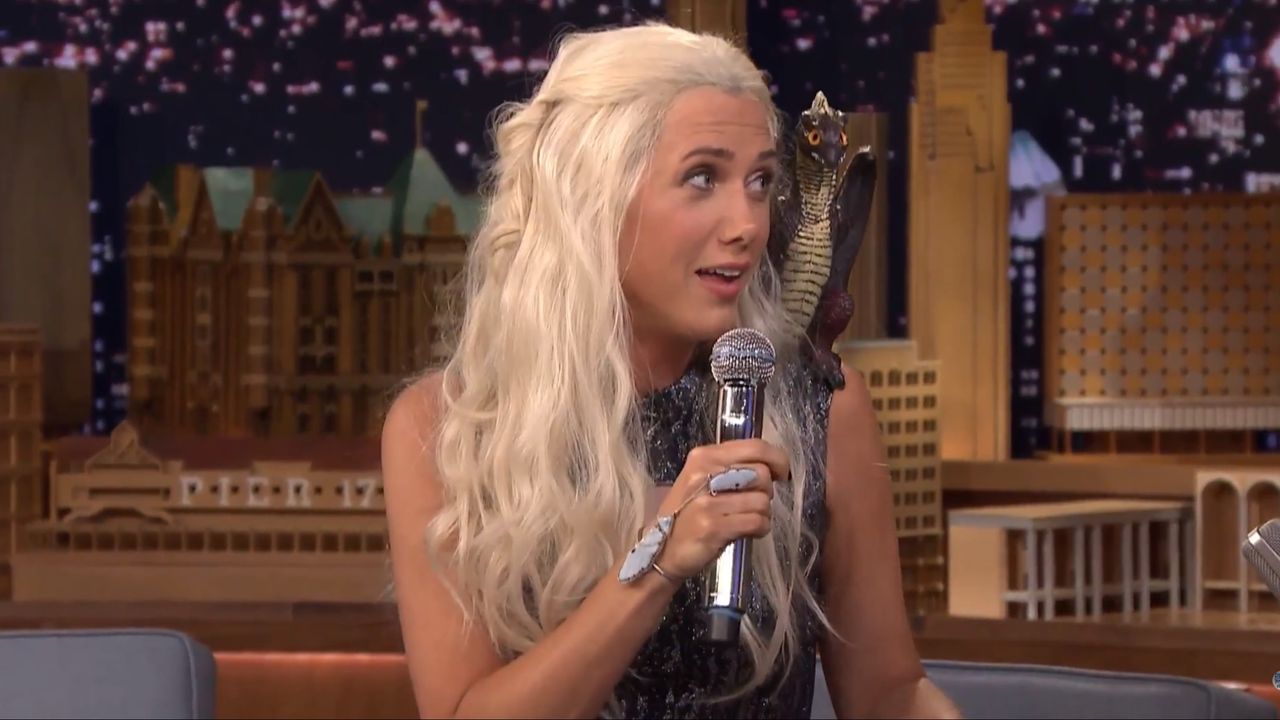 Kristen Wiig on &#039;Jimmy Fallon&#039; as Khaleesi