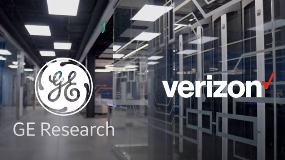 Verizon partnership with GE Research Labs.