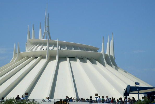 Space Mountain at Disneyland.