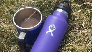 flask of hot tea