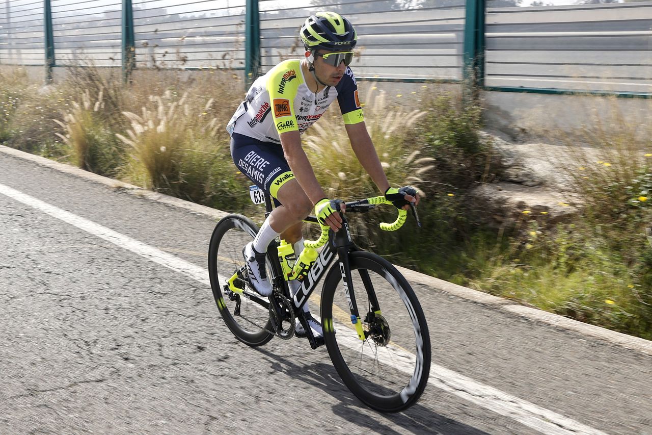 Vuelta Ciclista a Murcia 2022 42nd Edition Fortuna Puerto de Cartagena 1832 km 12022022 Kobe Goossens BEL Intermarch Wanty Gobert Matriaux photo Luis Angel GomezSprintCyclingAgency2022
