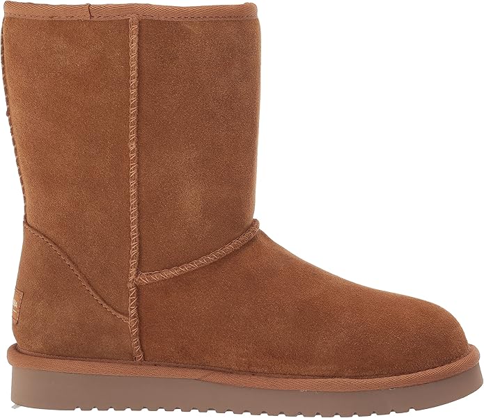 Koolaburra by UGG, Koolaburra by Ugg Womens Koola Short Fashion Boot, Chestnut, 9 Wide Us