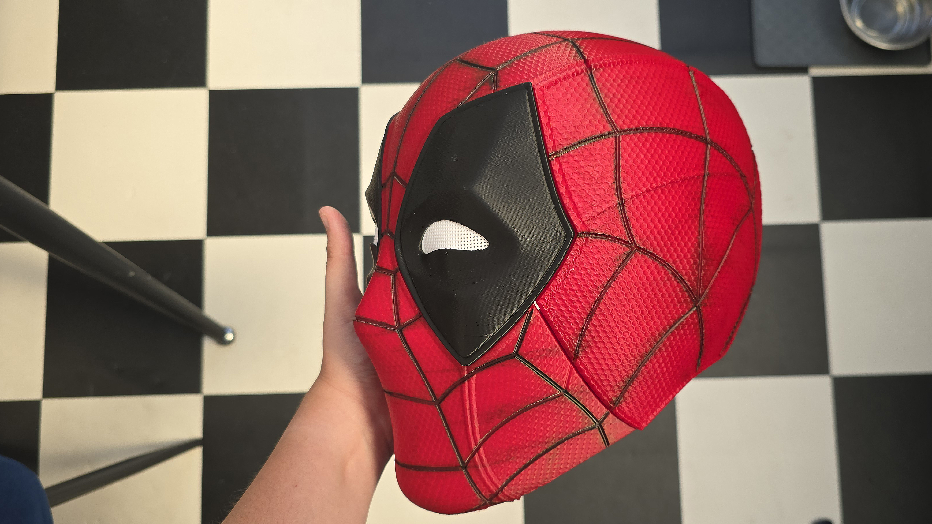 Deadpool helmet 3D print - file by Yosh Studios