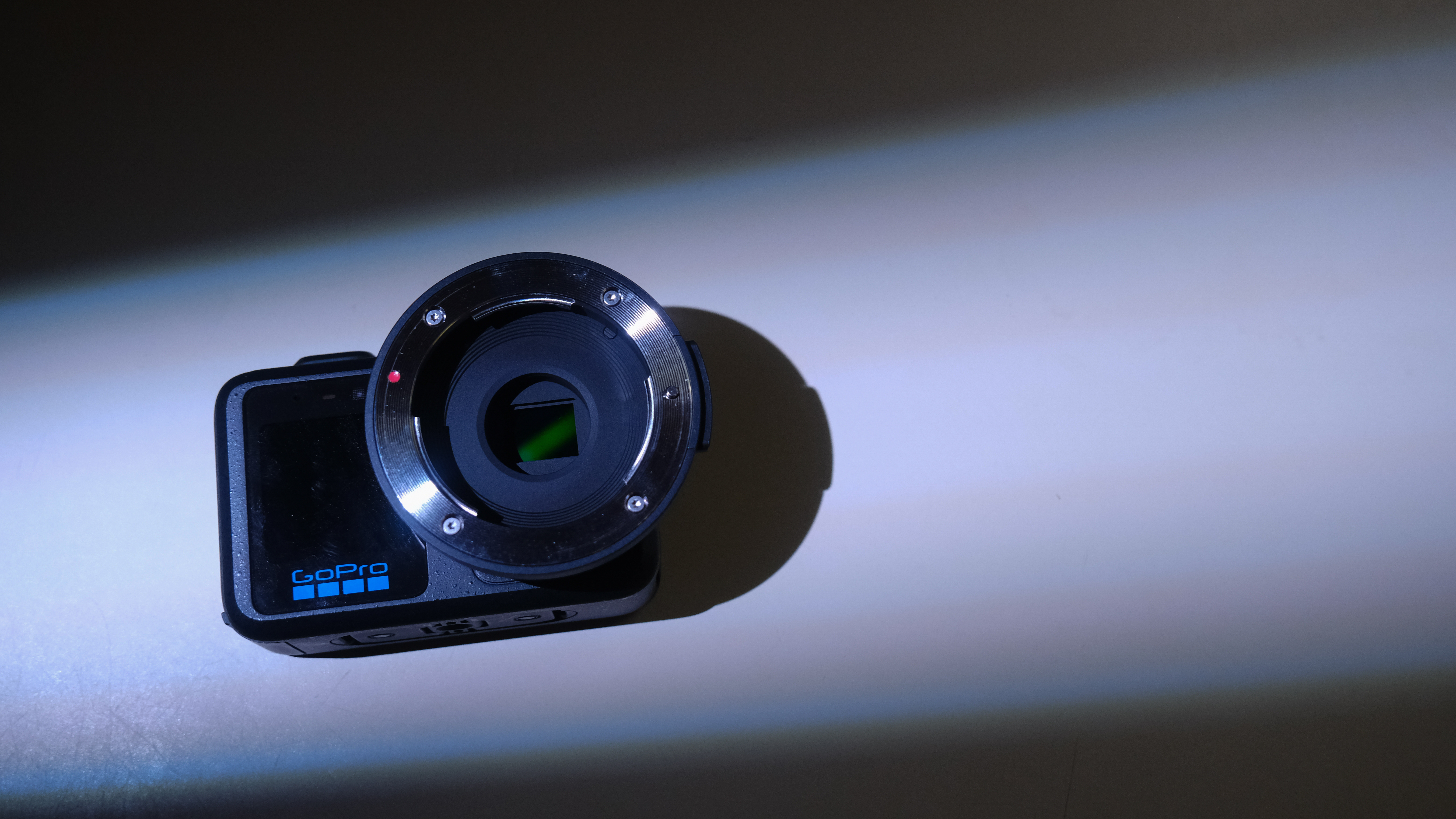 The GoPro Mission 1 Pro ILS mirrorless camera