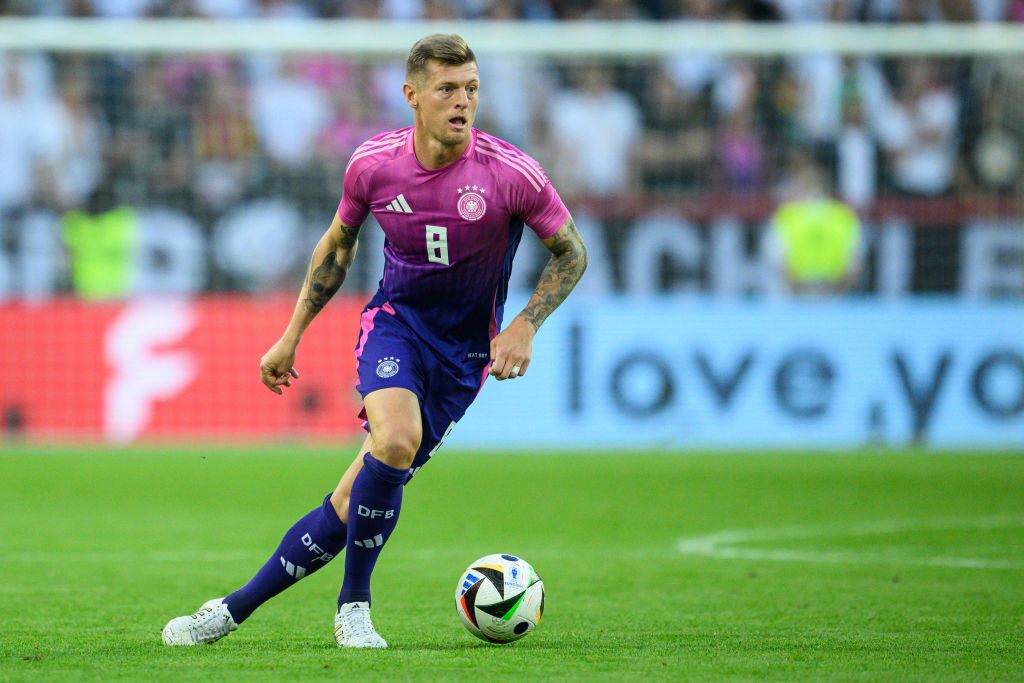 Toni Kroos in action for Germany