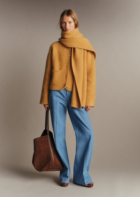 Valentine Jacket - Flax Yellow - Kid Mohair - S&amp;eacute;zane