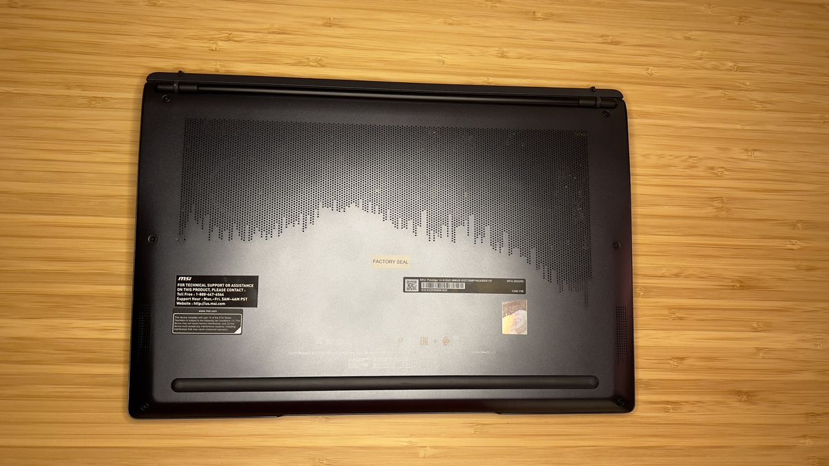 Msi Prestige 14 2022 Laptop Techradar Msi Prestige 14 2022 Laptop Techradar