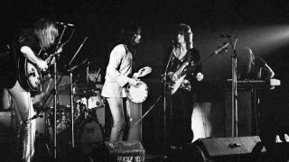 Yes performing onstage in 1973