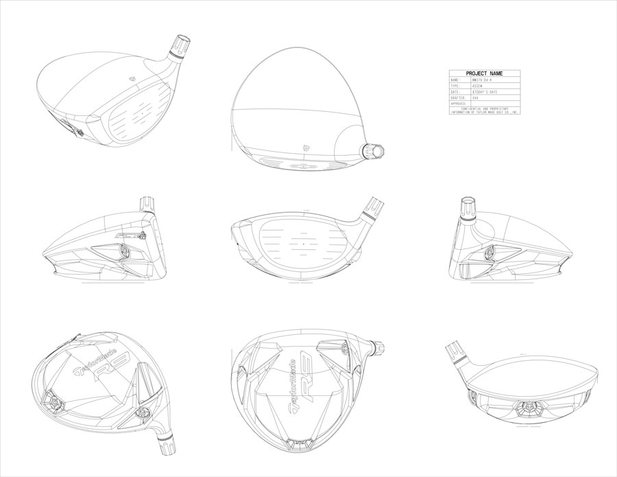 Taylormade R9 Driver Early Sketches Golf Monthly 0305