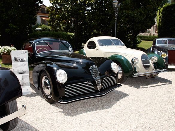 Alfa Romeo and Talbot-Lago T23.