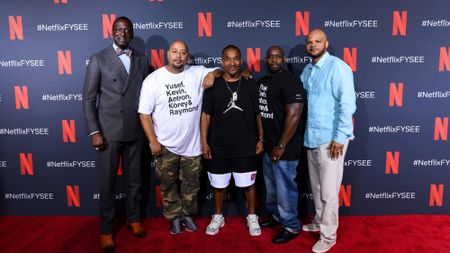 Exonerated "Central Park Five" pose in promotional shot