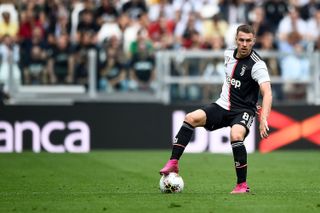 Aaron Ramsey in action for Juventus, September 2019