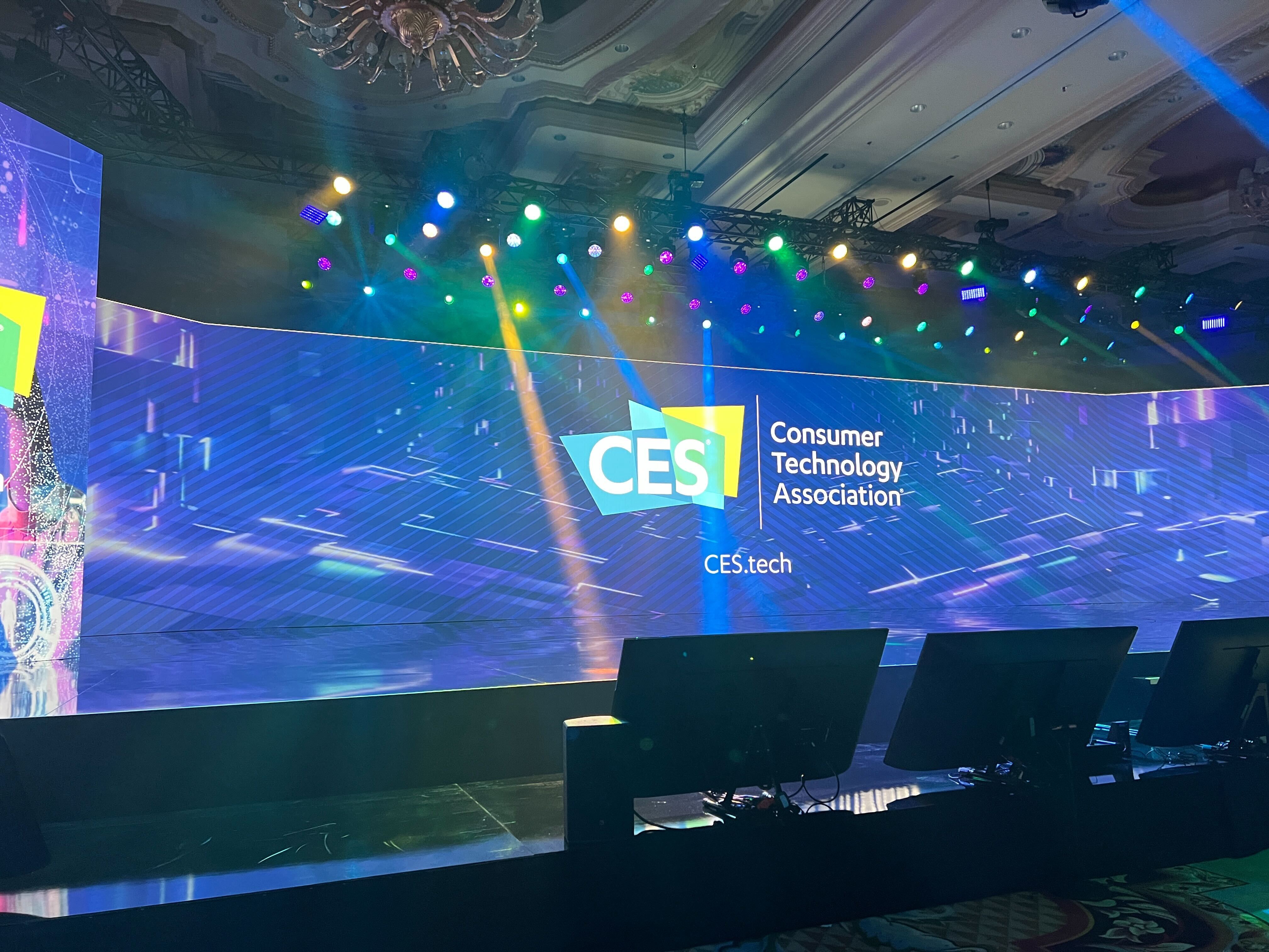 Scenes from AMD's keynote presentation at CES 2023
