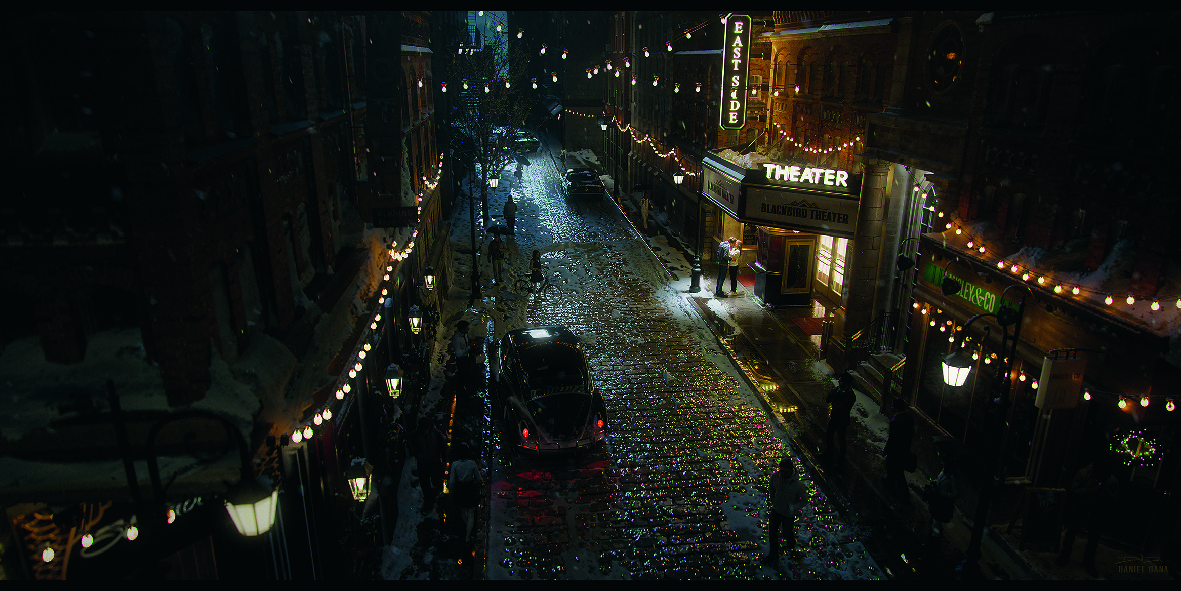 Fantasy environments modelling in 3D