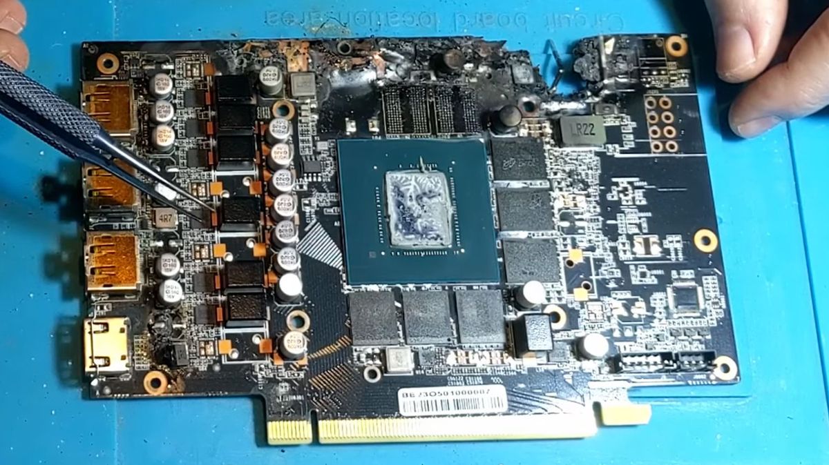 Salvage from a horrifyingly charred RTX 4070