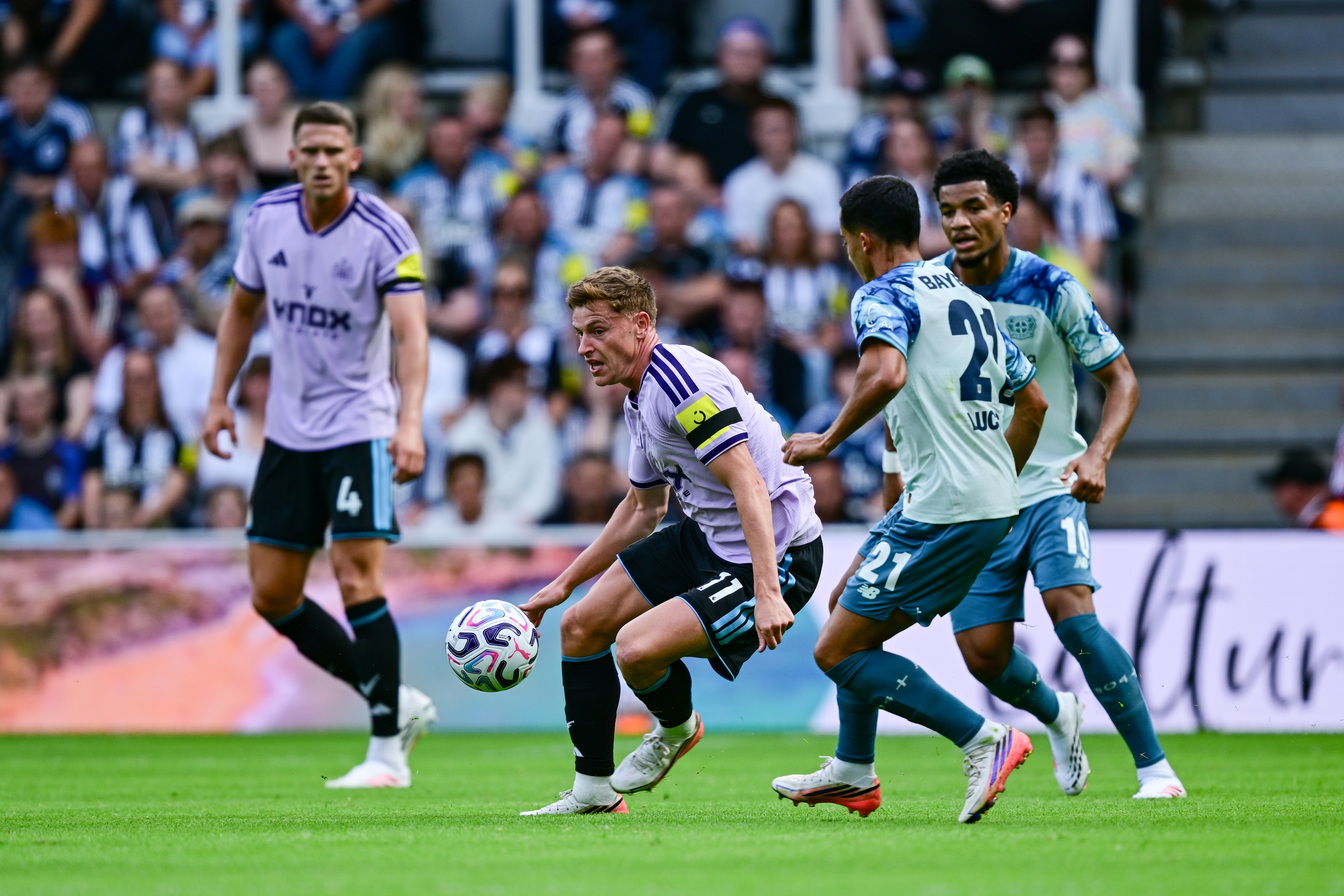 The pre-season friendly match between Newcastle United and Bayer 04 Leverkusen at St James' Park on August 15, 2026 in Newcastle upon Tyne, England.