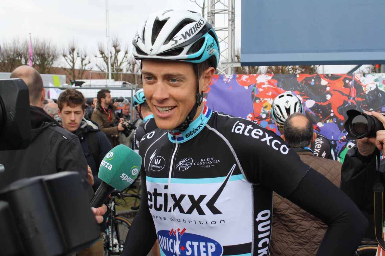 Niki Terpstra (Etixx-QuickStep) ahead of E3 Harelbeke.
