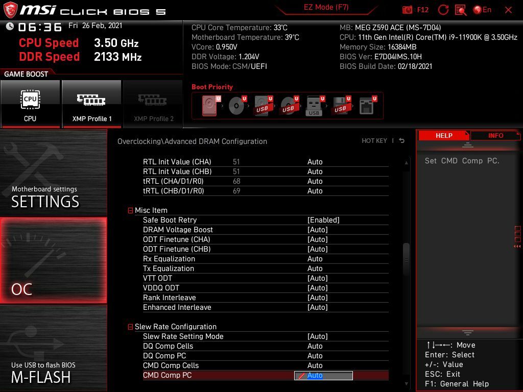 MSI MEG Z590 Ace