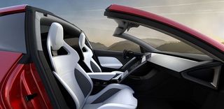 tesla roadster 2022 convertible interior