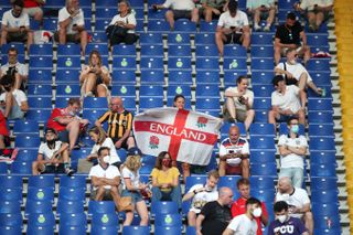 England fans in the Stadio Olimpico