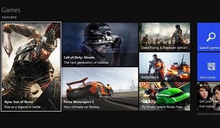 The Xbox One Games Marketplace
