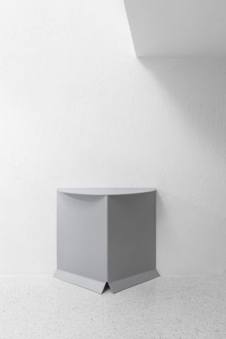 Vincent Van Duysen aluminium furniture for Giustini stagetti