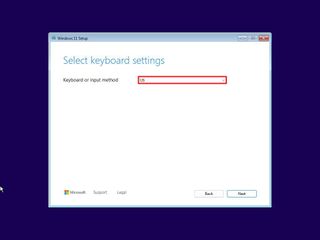 Windows 11 setup keyboard